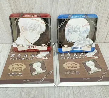 진격의 거인 엘렌 미카사 캔뱃지 WIT STUDIO 온라인 스토어 완판템