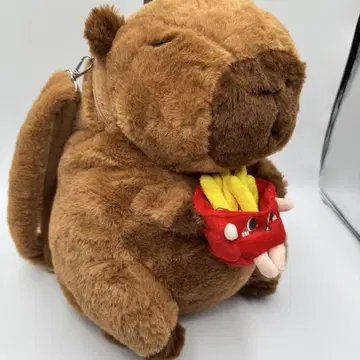 레어 카피바라 백팩 봉제 인형 백 감자 포함 럭색