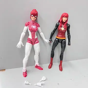 마블 레전드 스파이더 걸 바디 추가 페인팅 강화