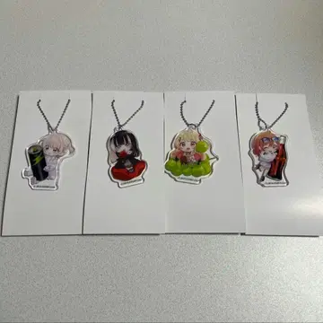 리글로스 트레이딩 아크릴 키링 4종 세트