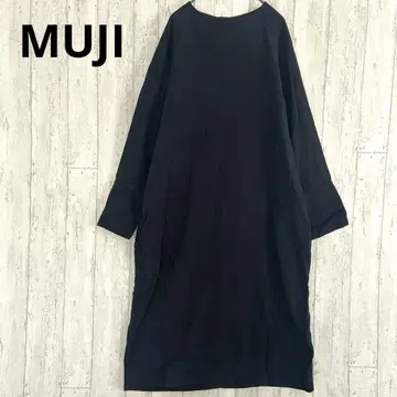 무인양품 MUJI 플란넬 풀오버 원피스 [XS-S] 그레이