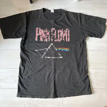 Pink Floyd 프린트 티셔츠 블랙