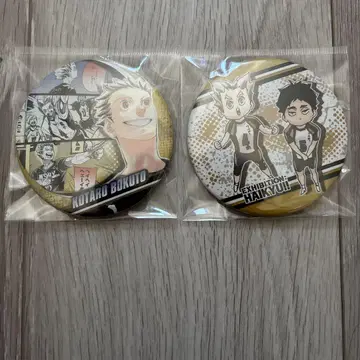 하이큐 전시회 컬렉션 캔뱃지 MEMORIES 원작 그림 2개