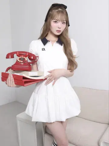 Darich 벌룬 폴로 미니 원피스