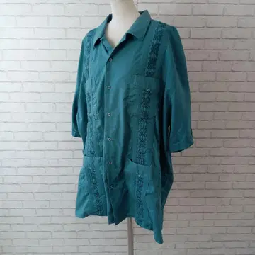6.20 a48 오메가 구아야베라 3XL 빅 사이즈 쿠바 셔츠