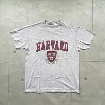 90s 미국제 Lee 티셔츠 M 그레이 Harvard 칼리지