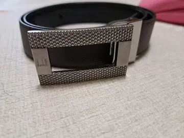 dunhill 벨트 다크 브라운 가죽 벨트