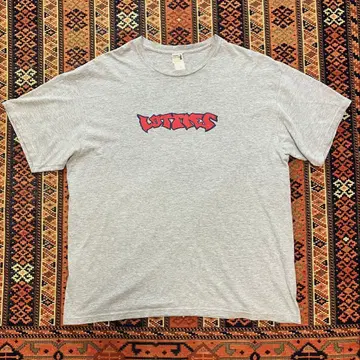 LA lotties skate shop 로고 티셔츠 XL 헤더 그레이