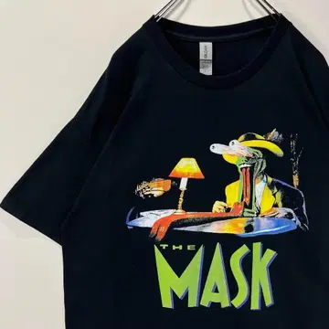 새상품 마스크 무비 티셔츠 칼리 L 사이즈 블랙 MASK