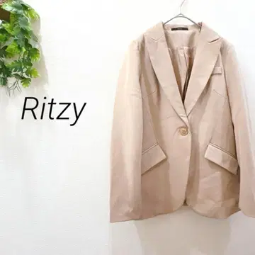 Ritzy 테일러드 자켓 살몬 핑크 수트 세레모니 겉옷