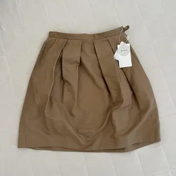 MACPHEE 브라운 미니 스커트 S