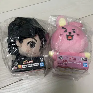 TinyTAN 정국 & 쿠키 봉제 인형