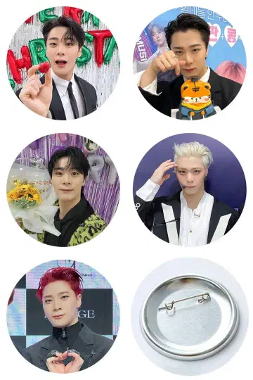 ASTRO 문빈 캔뱃지 5개 한국 굿즈 아스트로 핀 배지 사진