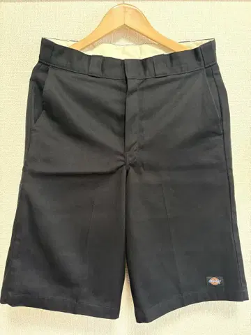 디키즈 블랙 숏 팬츠 32