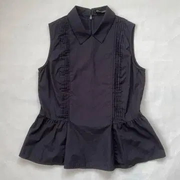 MAISON DE REEFUR 페플럼 블라우스 핀턱 일본제