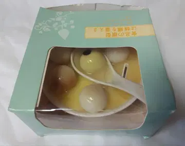 식품 샘플 저금통 4 화이트 타입 레트로 미사용