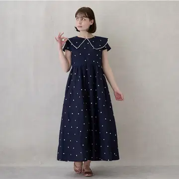 petit main LIEN [링크] 하트 자수 원피스