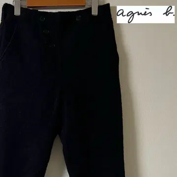 agnes b homme / 그라데이션 테이퍼드 팬츠 / 1 / 블랙