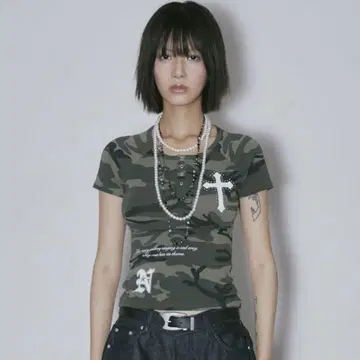 니이어 노르 빈티지 크로스 버튼 다운 티셔츠