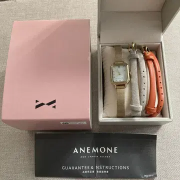 ANEMONE 스퀘어 페이스 3WAY 워치