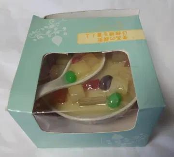 식품 샘플 저금통 5 후르츠 분또 타입 레트로 미사용