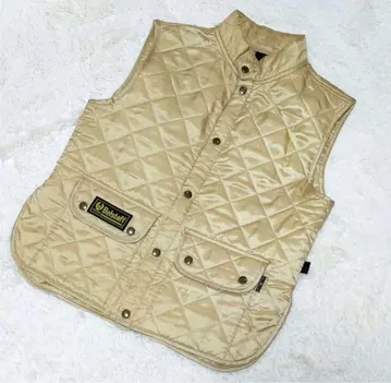 이탈리아제 BELSTAFF 퀼팅 베스트 XS 벨 스태프 착용감 M