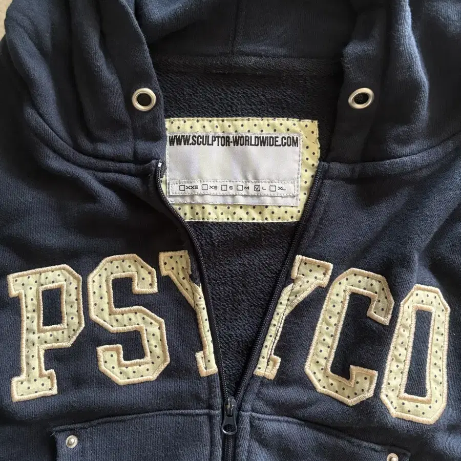 トップス SCULPTOR Cottage Zip-Up Hoodie Navy Cottage Zip-Up Hoodie Navy – Sculptor