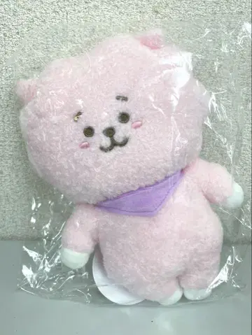 BTS 봉제 인형 핑크 일본 한정판