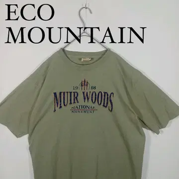 ECO MOUNTAIN MUIR WOODS 티셔츠 L USA제