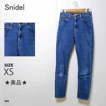Snidel 스키니 데님 팬츠 XS 사이즈 스트레치 슬림 레그 인디고