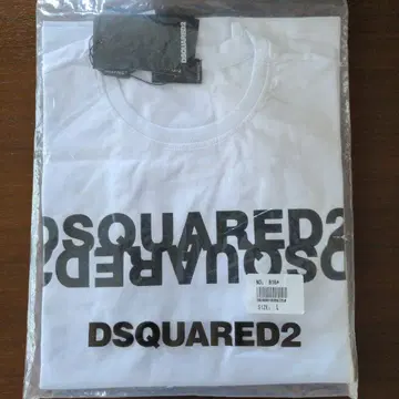 DSQUARED2 로고 프린트 티셔츠 L 사이즈
