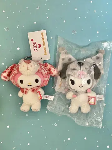 산리오 NICI 마스코트 키링 봉제 인형 마이멜로디 쿠로미