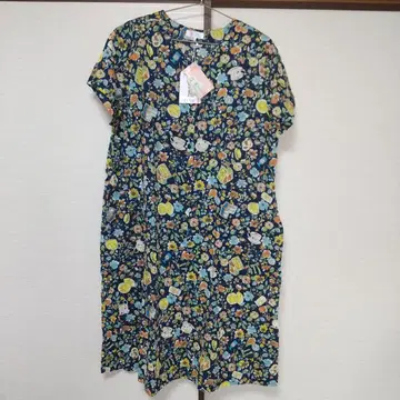 Tunic 플라워 프린트 튜닉 반팔