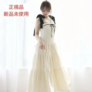 andmary Natalie long dress ivory 정품