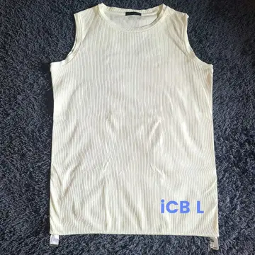 iCB 아이시비 L 슬리브리스 2Way 튜닉 화이트