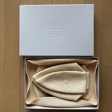 mature ha. BOXED HAT 11cm 밀짚모자