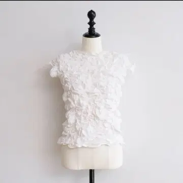 시루무린 코튼 셔링 미니 상의