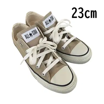 컨버스 ALL STAR 베이지 스니커즈 23cm 신발 로우 컷
