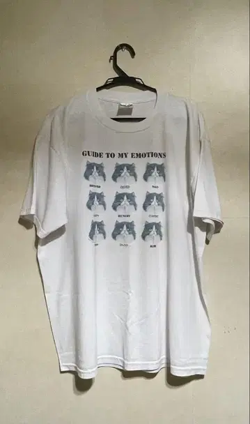 90s 가이드 투 마이 이모션즈 티셔츠