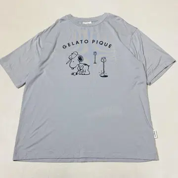 24SS GELATO PIQUE HOMME 스누피 티셔츠 접촉 냉감