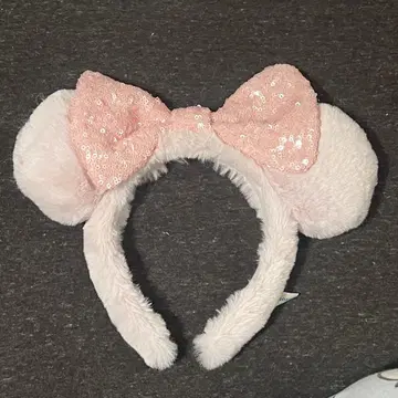 미키 리본 머리띠 핑크 디즈니 Disney