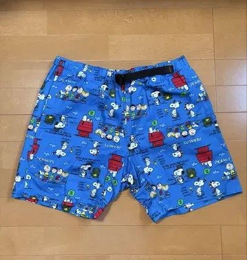 스누피 하프 팬츠 숏 팬츠 ROKX PEANUTS