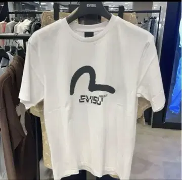 EVISU 화이트 티셔츠
