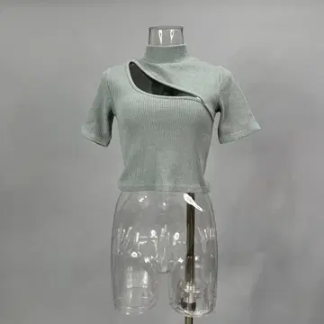 SPIRAL GIRL 리브 티셔츠