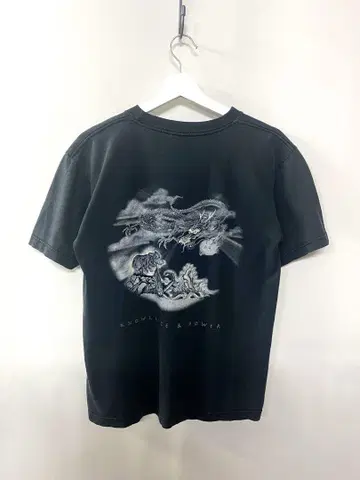 90년대 [USA제] DOJO 양면 프린트 티셔츠 호랑이, 용