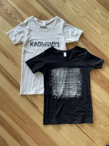 RADWIMPS 밴드 티셔츠 절대 연명 2장 세트