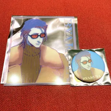 BLEACH 940 WORLD 후목 시라야 아크릴 스탠드 캔뱃지