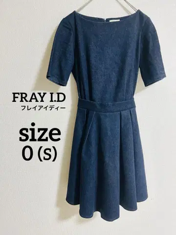 FRAY I.D 프레이 아이디 데님 원피스 반팔 0 (S) 사이즈