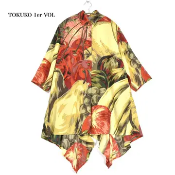 TOKUKO 1er VOL 블라우스 튜닉 사과 체리 망고