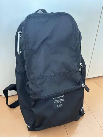 마리메꼬 블랙 백팩 Buddy 마리메꼬